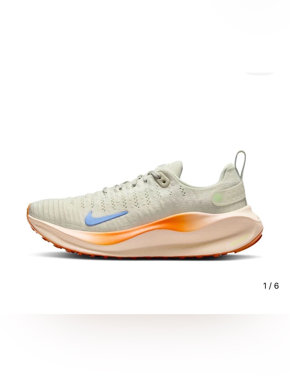 Size 7 Nike React Infinity Run Flyknit 4 Sea Glass Polar